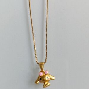 24K Cinnamoroll Pendant Necklace Sanrio Luxury Collectible